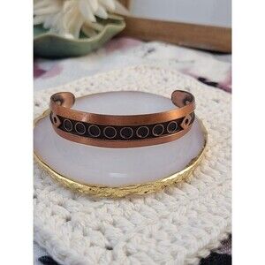 Bell Trading Co Copper Cuff – Vintage Southwestern 6.75" Solid Copper Bracelet